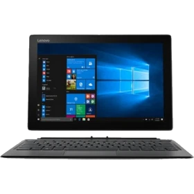 Lenovo Miix 520 gri iş ve ofis tableti; Windows ekranlı portatif tablet görünümü