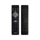 Philips 43PUS6412 Ultra HD 4K TV LED için siyah kumanda ve fonksiyon tuşları görünen uzaktan kontrol.