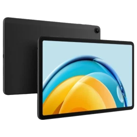 Huawei MatePad SE 10.4 2022 öğrenci tableti siyah renk, 4 GB RAM ve 128 GB depolama, önden görünüm.