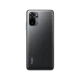 Xiaomi Redmi Note 10 5G siyah akıllı telefonun arka yüzü, dörtlü kamera modülüyle görünüm