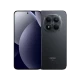 Xiaomi Redmi Note 15 Pro 5G siyah akıllı telefon, ön ekran ve arka dörtlü kamera modülü görünümü