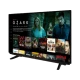 Beko B50 A 850 B Ultra HD 4K TV, siyah ekranında Netflix içerikleriyle önden görünüm