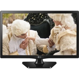 LG 22MT47D-PZ Full HD FHD LED televizyon, ekranda görsel sahne ve siyah tasarım vitrin görünümü