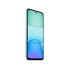 Xiaomi Redmi 13 mavi akıllı telefon, ince çerçeveli ekran ve ön kamera deliğiyle önden görünüm