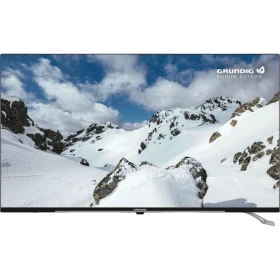 Grundig Toronto 40 GEF 6965 B Full HD LED TV, karlı dağ manzarası gösteren ince ekranlı televizyon