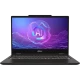 MSI VenturePro 15 A2RWEG-206XTR gri oyuncu laptop; AI temalı ekran ve siyah klavye görünümü