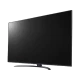 LG 75UR81006LJ Ultra HD 4K LED televizyon, genel renkli ince tasarım, siyah ekran görünümü