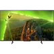 Philips 50PUS8118 Ultra HD 4K LED televizyon ekranında doğa manzarası, genel siyah tasarım