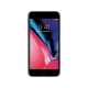 Apple iPhone 8 Plus siyah akıllı telefon, önden görünüm, ana ekran açık vitrin ürün çekimi