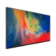 Vestel 65UG9630 Ultra HD 4K LED televizyon, renkli ekranı ve ince siyah çerçevesiyle önden görünüm