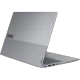 Gri Lenovo ThinkBook 16 G7 ARP 21MW0083TR iş ve ofis laptopu, arka açıdan yarı açık görünüm