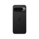Siyah Google Pixel 9 Pro XL akıllı telefonun arka yüzü ve üçlü kamera sistemi