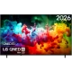 LG 85QNED70B6A Ultra HD 4K QNED TV ekranda renkli 3D görsellerle, Mini LED teknolojisiyle vitrin sunumu