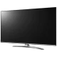 LG 65UM7610PLB Ultra HD 4K LED Televizyon, genel siyah renkli ekran tasarımı