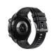 Huawei Watch Ultimate 2 siyah aktivite saati, dayanıklı kasası ve ayarlanabilir kayışıyla arkadan açılı görünür
