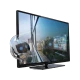 Philips 40PFL4418K Full HD LED televizyon, şehir manzaralı ekranda siyah ince tasarım
