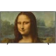 Samsung 85LS03B Ultra HD 4K QLED televizyon, ekranda Mona Lisa sahnesiyle vitrin görünümü