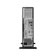 Asus D641SC-I59500008D masaüstü bilgisayarın siyah arka paneli ve bağlantı portları