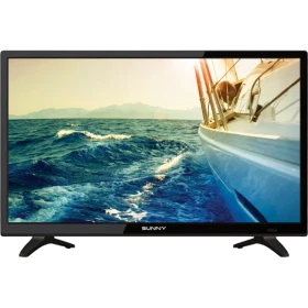 Sunny SN24LED003 HD Ready HD TV, siyah çerçeveli televizyonun önden görünümü