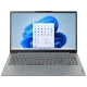Lenovo IdeaPad Slim 3 82XQ00RWTX gri iş ve ofis laptopu, açık ekranlı önden görünüm