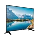 Vestel 43U9402 Ultra HD 4K LED televizyon, siyah çerçeveli ekranında dağ ve göl manzarası gösteriyor