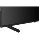 Vestel 65QG9840 Ultra HD 4K QLED televizyonun siyah renkli arka yüzü ve ayak standı