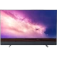 Philips 55PUS8804 Ultra HD 4K LED televizyon, duvara monte edilmiş ekranda canlı gökyüzü manzarası.