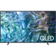 Samsung 50Q60D QLED Ultra HD 4K TV, ekranda QLED yazısı ve canlı mavi görsellerle vitrinde.