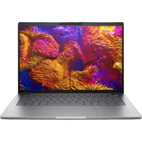 HP ZBook 8 G1i 14 B30HPES gri ultrabook laptop, açık ekranlı, ince gövde görünümü