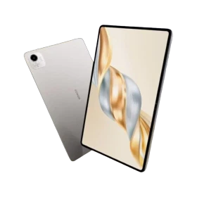 Honor Pad X9a 128 GB gri oyuncu tablet, ön ekranında akıllı görünüm ve arkada kamera detayıyla