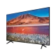Samsung 43TU7072 Ultra HD 4K LED televizyon; genel renkli, dağ manzaralı ekran görüntüsü.