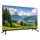 Arçelik A40 D 500 B Full HD LED televizyon, dağ ve göl manzarası gösteren siyah ekran