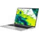 Acer Aspire Lite AL16-54P-51RZ-1 gümüş iş ve ofis laptopu, açık ekranda ince çerçeveli tasarımıyla önden görünüm