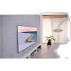 LG OLED77GX6LA Ultra HD 4K OLED televizyon; modern oturma odasında ince tasarım ve ekranda deniz manzarası görülüyor
