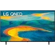 LG 75QNED7S6QA Ultra HD 4K QNED televizyon, canlı renkli manzara ekranıyla vitrin ön yüzü