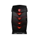 MSI Aegis 3 8RC-029XTR siyah masaüstü bilgisayar kasası, kırmızı LED aydınlatmalı ön panel