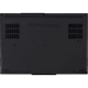 Siyah Lenovo ThinkPad P16 G3 21RQ000JTX iş ve ofis laptopunun alt yüzeyi ve hava ızgaraları görünümü