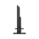 Vestel 43UV9750 Ultra HD 4K LED televizyonun siyah renkli yandan görünümü ve ayak standı