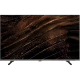 Vestel 43U9700 Ultra HD 4K LED televizyon, siyah ekranında kahverengi soyut desen ve ince çerçeveyle.