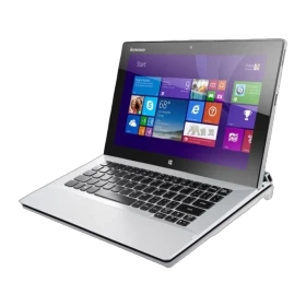Lenovo Miix 2 11 inç gümüş tablet, Windows başlangıç ekranı görünen iş ve ofis kullanımına uygun cihaz