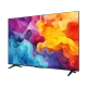 TCL 55V6B Ultra HD 4K LED televizyon; canlı renkli soyut ekran, genel siyah tasarım.