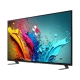 LG 86QNED85T6C Ultra HD 4K QNED televizyon, canlı renkli splash arayüzü ekranda görünüyor