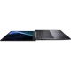 Asus ExpertBook B3 B3605CCA-MB2224 gri iş ve ofis laptopu, klavye ve ekran açık görünümünde