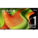 LG OLED83B56LA Ultra HD 4K OLED TV, canlı renkli akış deseni ekranda, vitrin görseli genel tasarım