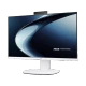 Asus V440VA masaüstü bilgisayar, beyaz gövdeli geniş ekran ve şık masaüstü standıyla önden görünüm