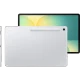 Samsung Galaxy Tab S10 FE 8 GB 128 GB 5G gümüş tablet, öğrenci kullanımı için ön panel görünümü