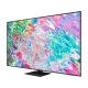 Samsung 55Q70B Ultra HD 4K QLED TV ekranda renkli desen görüntüsüyle, genel renk tasarımı