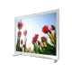 Samsung 32H4580 HD Ready HD TV ekranda canlı çiçek manzarası, genel renk tasarım.
