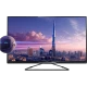 Philips 46PFL4908K Full HD LED Televizyon, şehir manzaralı ekranda, modern ince tasarım.