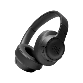 JBL Tune 700BT Kablosuz siyah kulaklık, yastıklı kulak kapakları ve ayarlanabilir kafa bandıyla